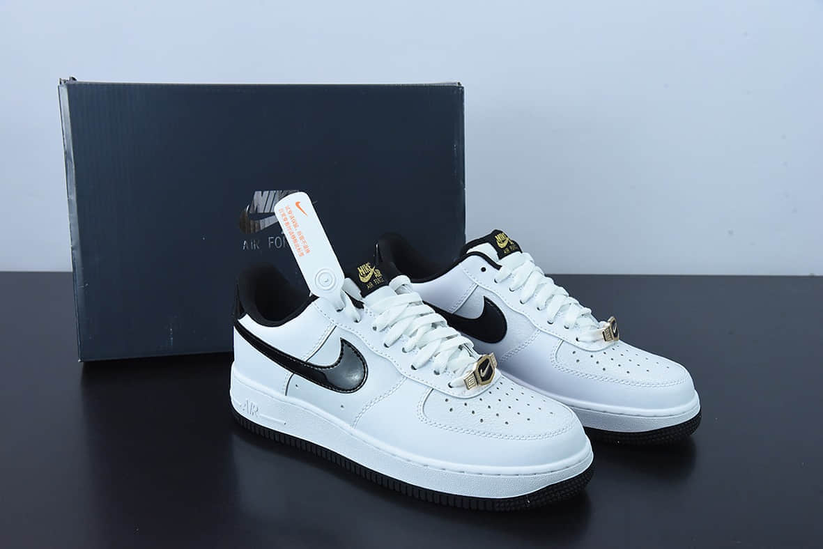 耐克Nike Air Force 1 Low 冠军漆皮勾空军一号低帮休闲板鞋纯原版本 货号:DQ0300-100