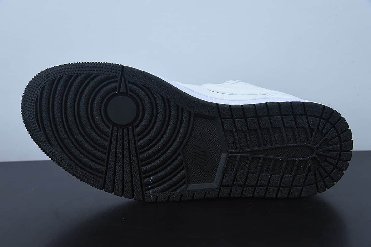 乔丹Air Jordan 1 Low GSWhiteRedBlackAJ1白酒红黑低帮复古篮球鞋纯原版本 货号：553560-164