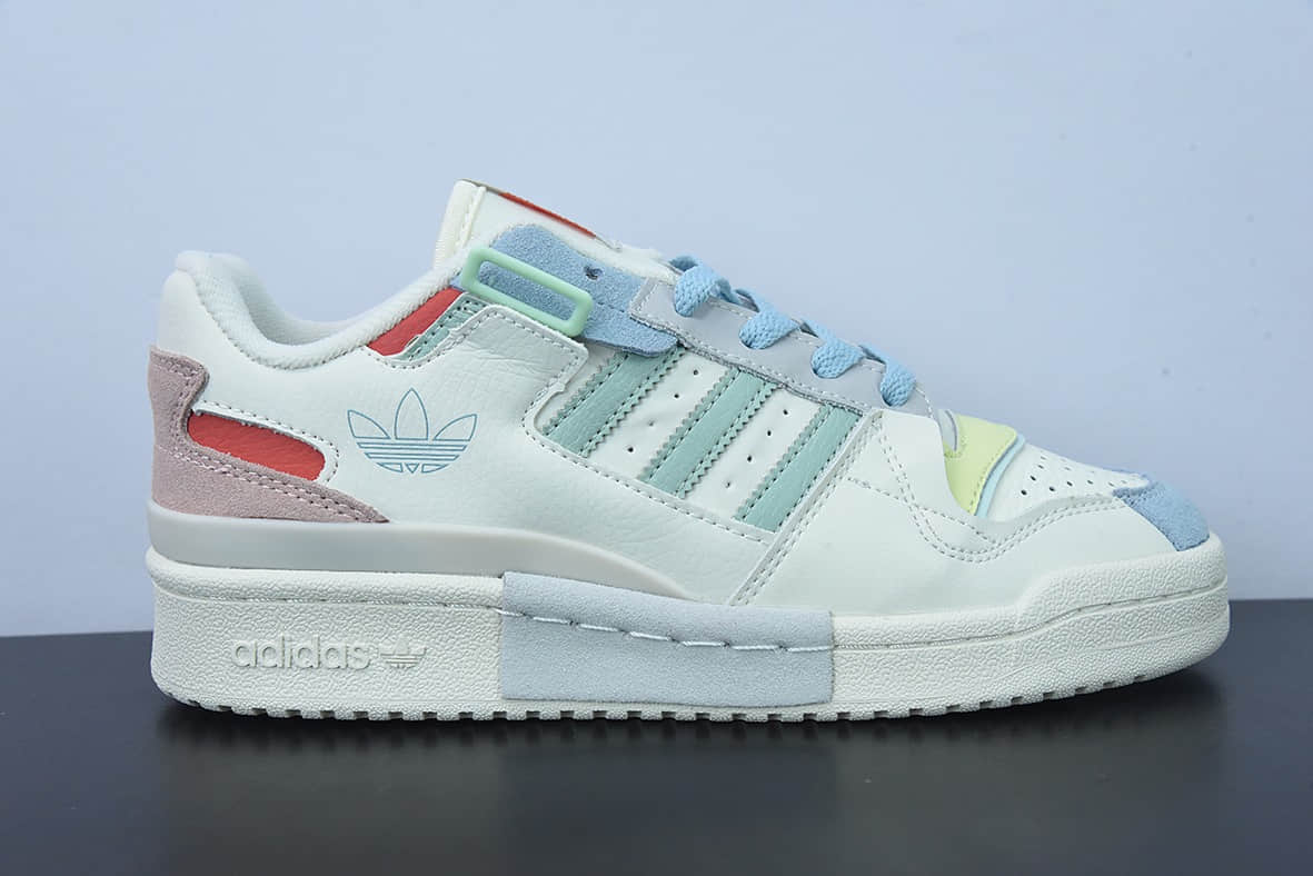 阿迪达斯Adidas Forum 84 Low OG白蓝粉低帮百搭潮流休闲运动板鞋纯原版本 货号:GX4587