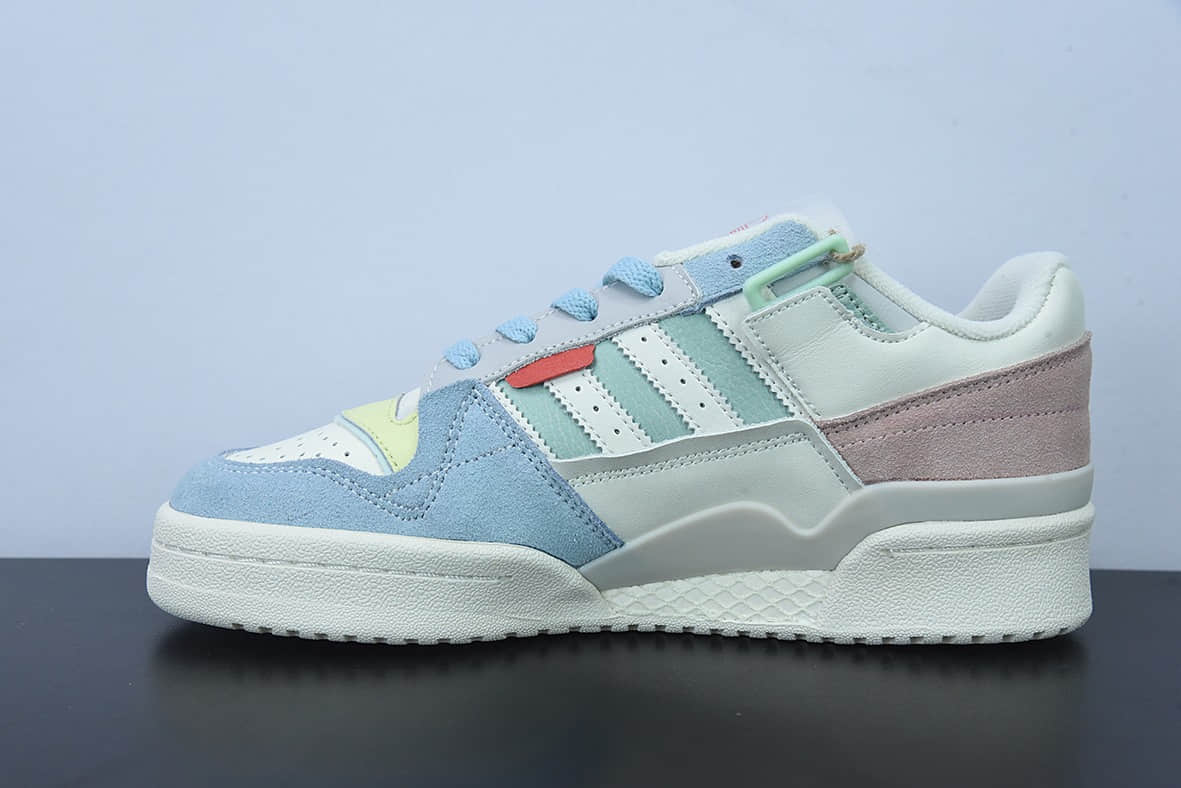 阿迪达斯Adidas Forum 84 Low OG白蓝粉低帮百搭潮流休闲运动板鞋纯原版本 货号:GX4587