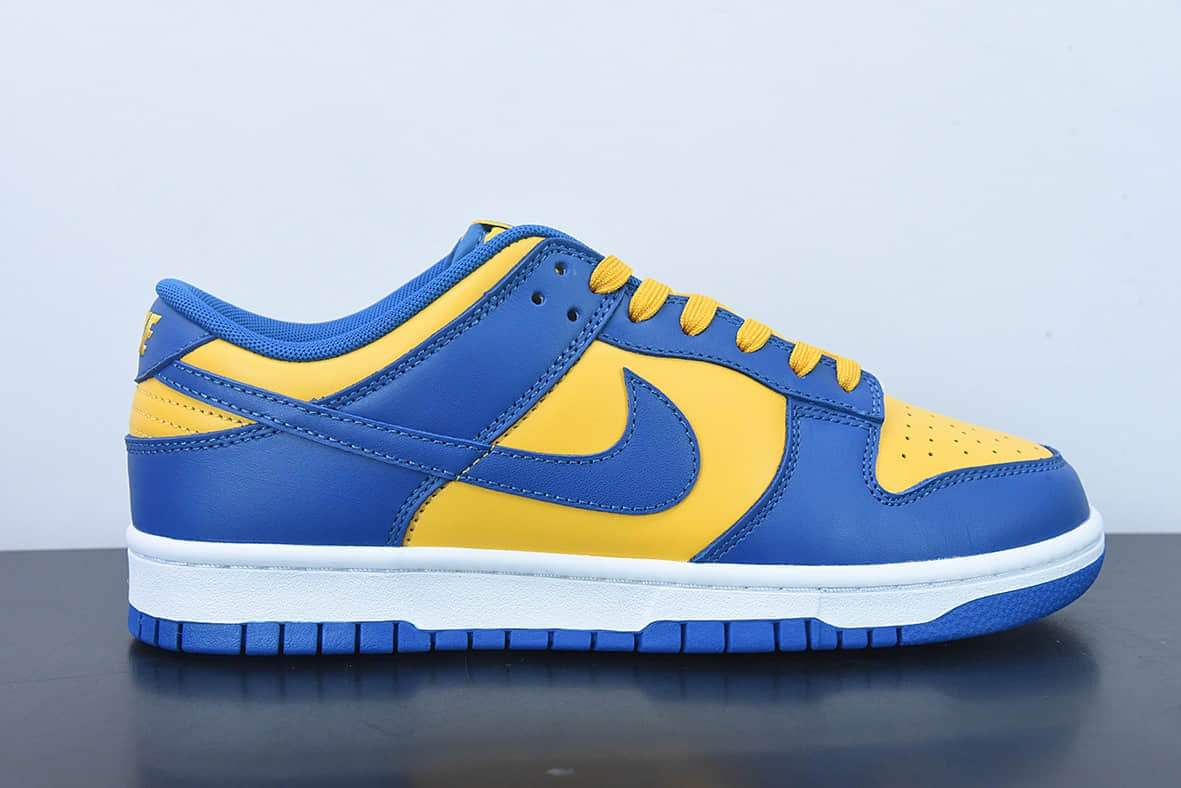 耐克Nike Dunk Low “Warriors”蓝黄金州勇士队皇家蓝大学金低帮休闲板鞋纯原版本 货号：DD1391-402