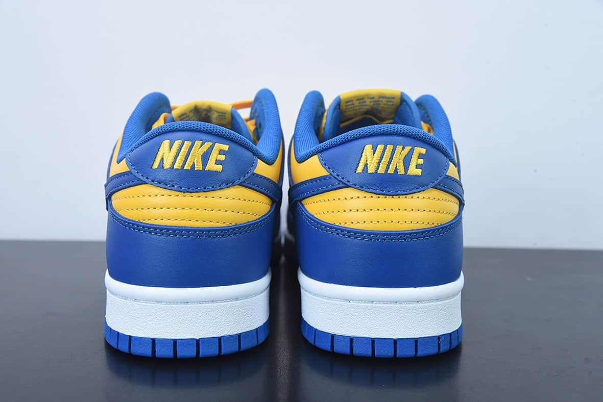 耐克Nike Dunk Low “Warriors”蓝黄金州勇士队皇家蓝大学金低帮休闲板鞋纯原版本 货号：DD1391-402