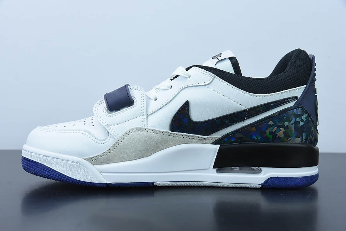 乔丹 Air Jordan Legacy AJ312 Low 炫彩全息头层魔术贴三合一板鞋纯原版本 货号:DV1719-100
