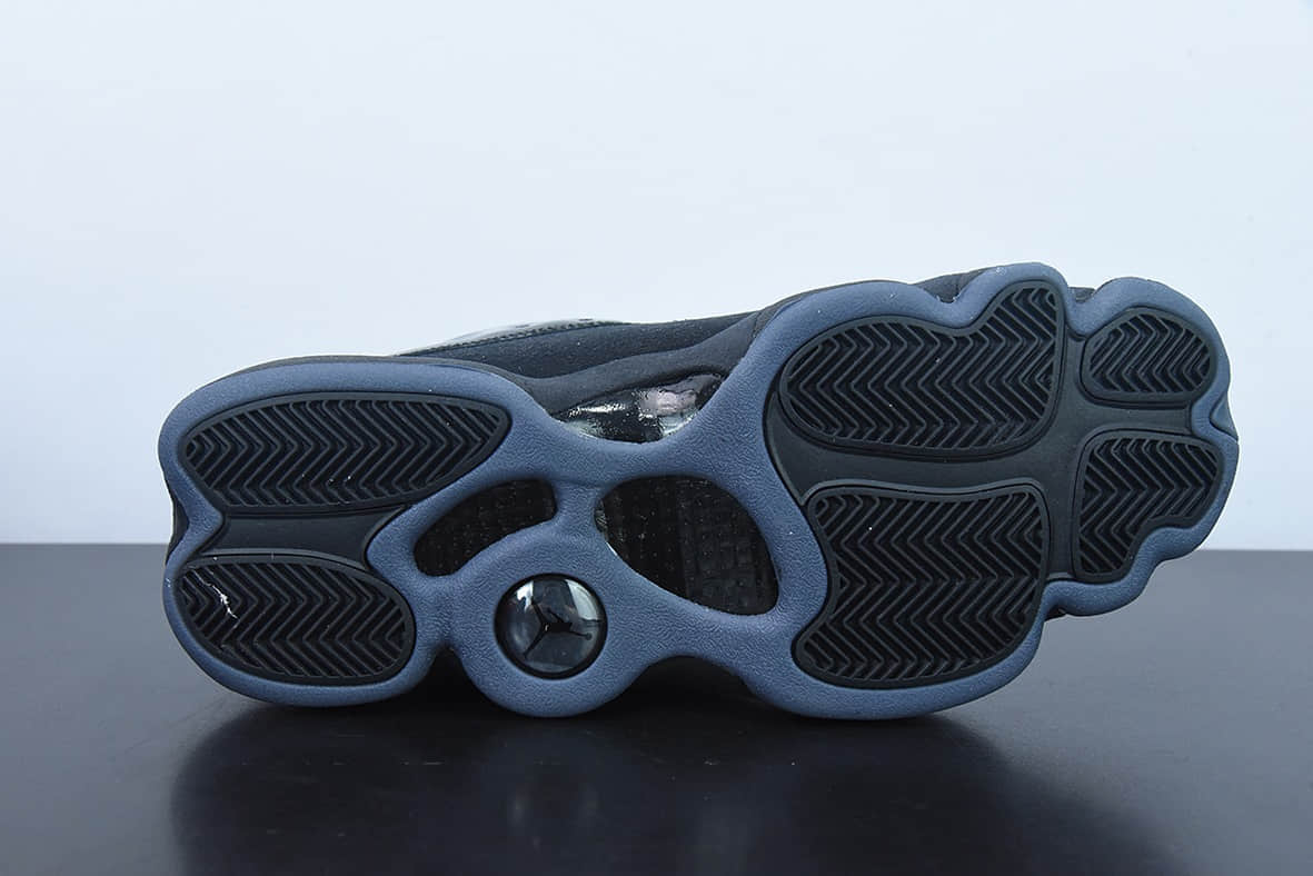 乔丹Air Jordan 13 Cap and Gown AJ13黑猫漆皮毕业典礼礼帽高帮篮球鞋纯原版本 货号：414571-012