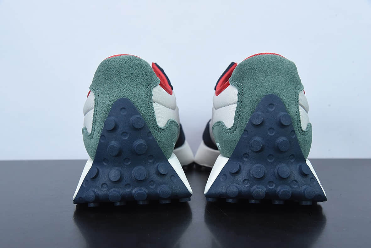 新百伦New Balance 327 复古先锋白蓝红NB327系列复古休闲运动慢跑鞋纯原版本 货号:MS327AAH