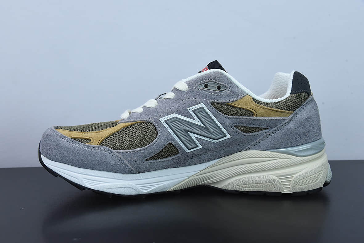 新百伦New Balance M990V3 灰棕第三代总统复古慢跑鞋纯原版本 货号： M990TG3