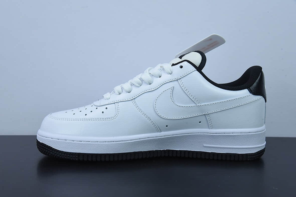 耐克Nike Air Force 1 Low 白黑漆尾空军一号低帮休闲板鞋纯原版本 货号：DR9867-102