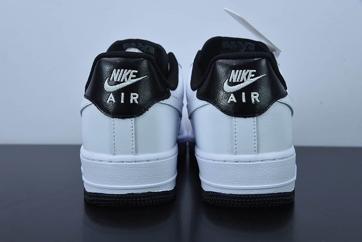 耐克Nike Air Force 1 Low 白黑漆尾空军一号低帮休闲板鞋纯原版本 货号：DR9867-102