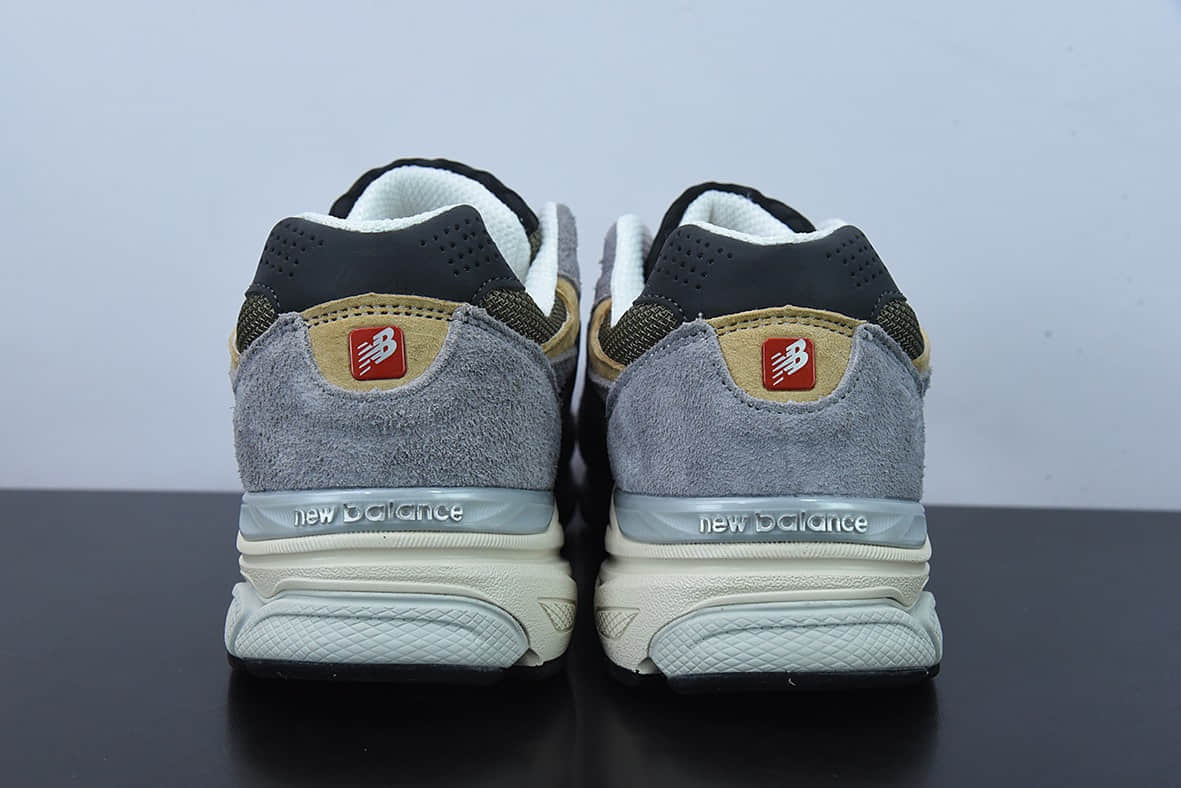 新百伦New Balance M990V3 灰棕第三代总统复古慢跑鞋纯原版本 货号： M990TG3