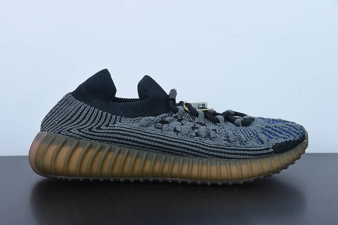 阿迪达斯Adidas originals Yeezy 350 Boost V2 CMPCT“Slate Blue”石板蓝椰子百搭轻便爆米花中底休闲运动慢跑鞋纯原版本 货号:GX9401