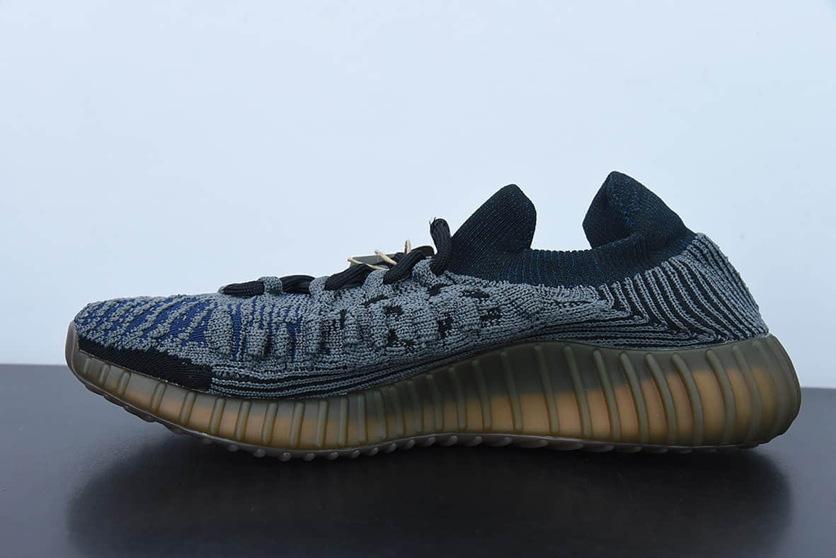 阿迪达斯Adidas originals Yeezy 350 Boost V2 CMPCT“Slate Blue”石板蓝椰子百搭轻便爆米花中底休闲运动慢跑鞋纯原版本 货号:GX9401