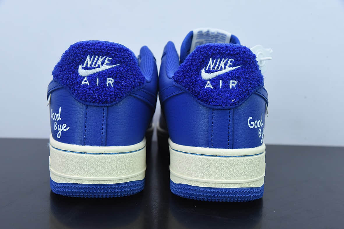 耐克Nike Air Force 1 Low’07 白蓝涂鸦二次元复古主题空军一号低帮休闲板鞋纯原版本 货号：DO5220-165