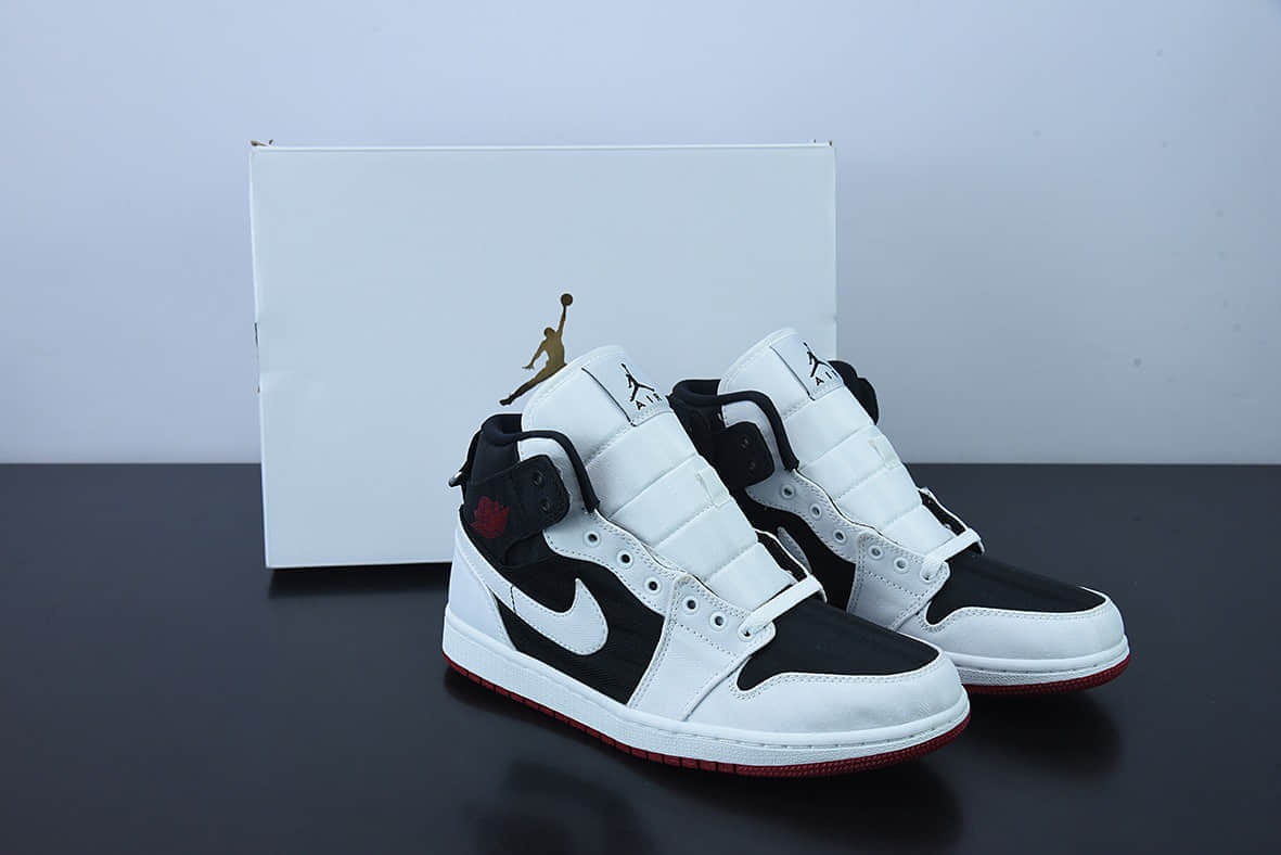乔丹Air Jordan 1 Mid SE Utility AJ1白黑红中帮文化篮球鞋纯原版本 货号：DD9338-016
