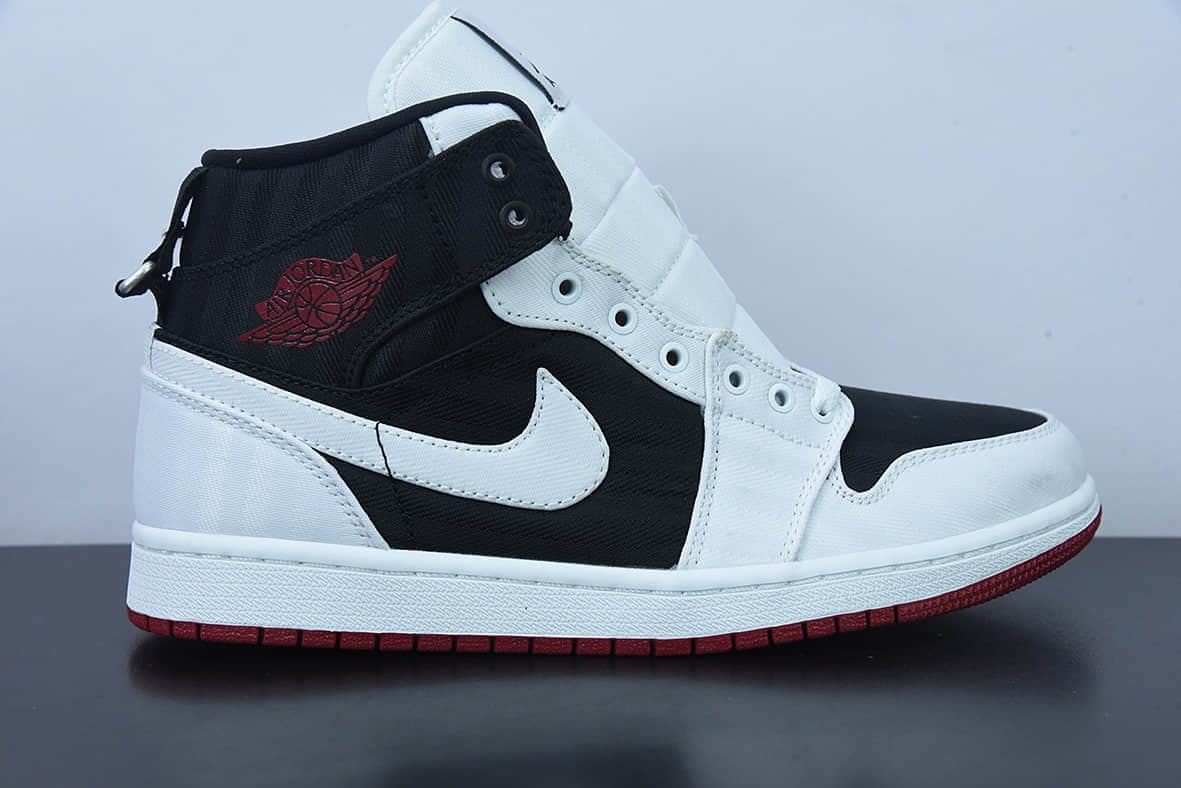 乔丹Air Jordan 1 Mid SE Utility AJ1白黑红中帮文化篮球鞋纯原版本 货号：DD9338-016