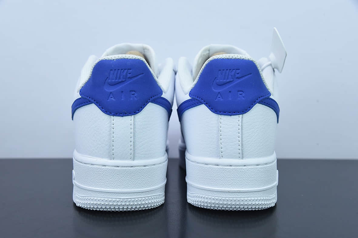 耐克Nike Wmns Air Force 1´07WhiteNoble Red白蓝空军一号低帮休闲板鞋纯原版本 货号：315115-155