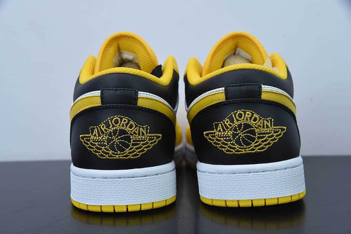 乔丹Air Jordan 1 Low 全新“大学金色”配色低帮篮球鞋纯原版本 货号：553560-701