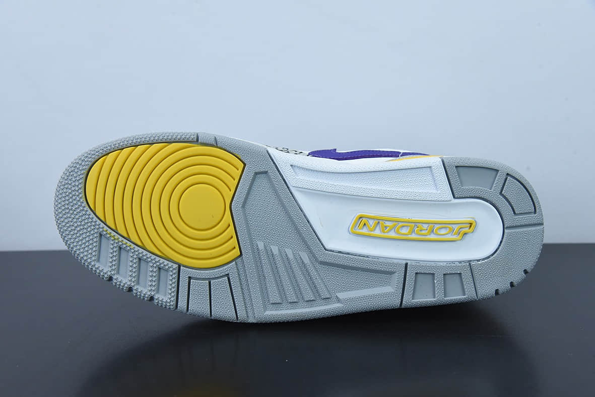 乔丹Air Jordan Legacy 312 NRG“Pure white” “湖人”白紫黄高帮篮球鞋纯原版本 货号:AV3922-157