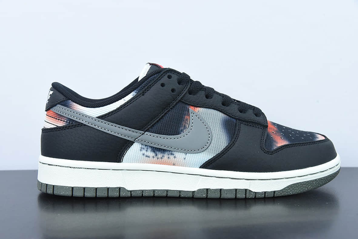 耐克Nike SB Dunk Low Retro PRMGraffiti Black黑橙涂鸦扣篮系列低帮休闲运动滑板板鞋纯原版本 货号：DM0108-001