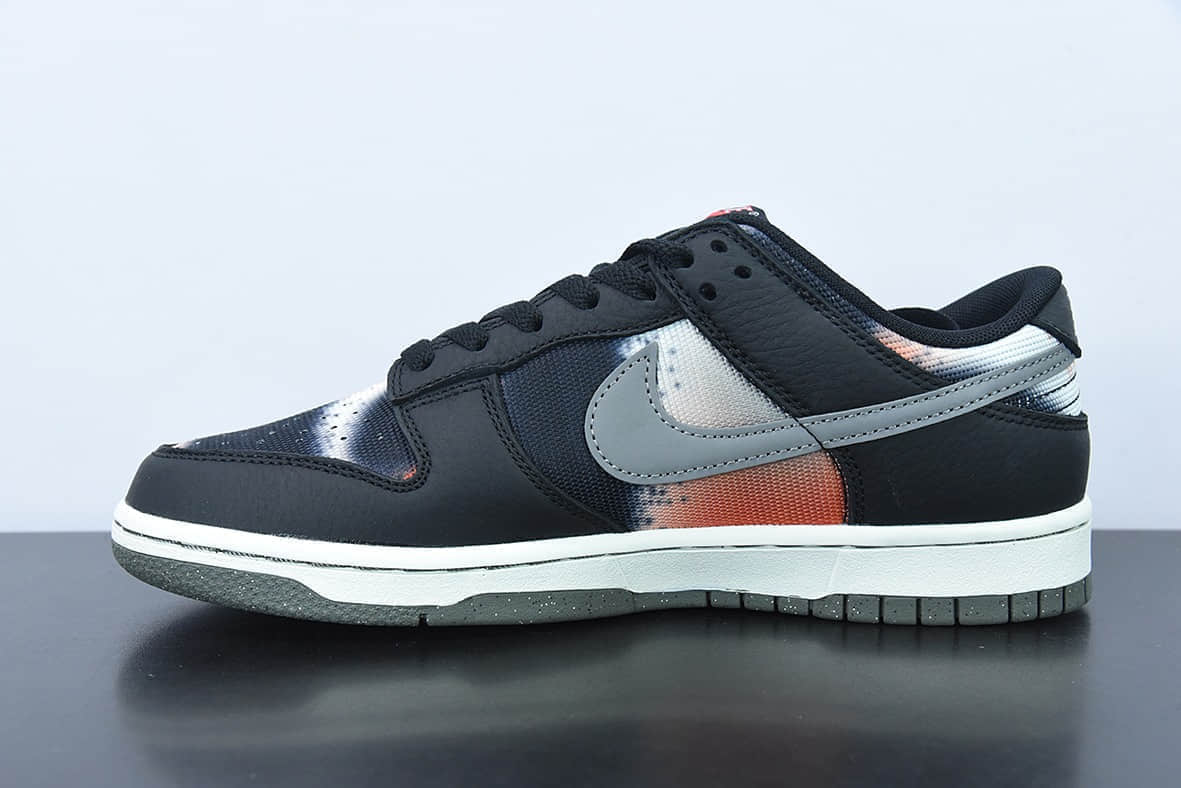 耐克Nike SB Dunk Low Retro PRMGraffiti Black黑橙涂鸦扣篮系列低帮休闲运动滑板板鞋纯原版本 货号：DM0108-001