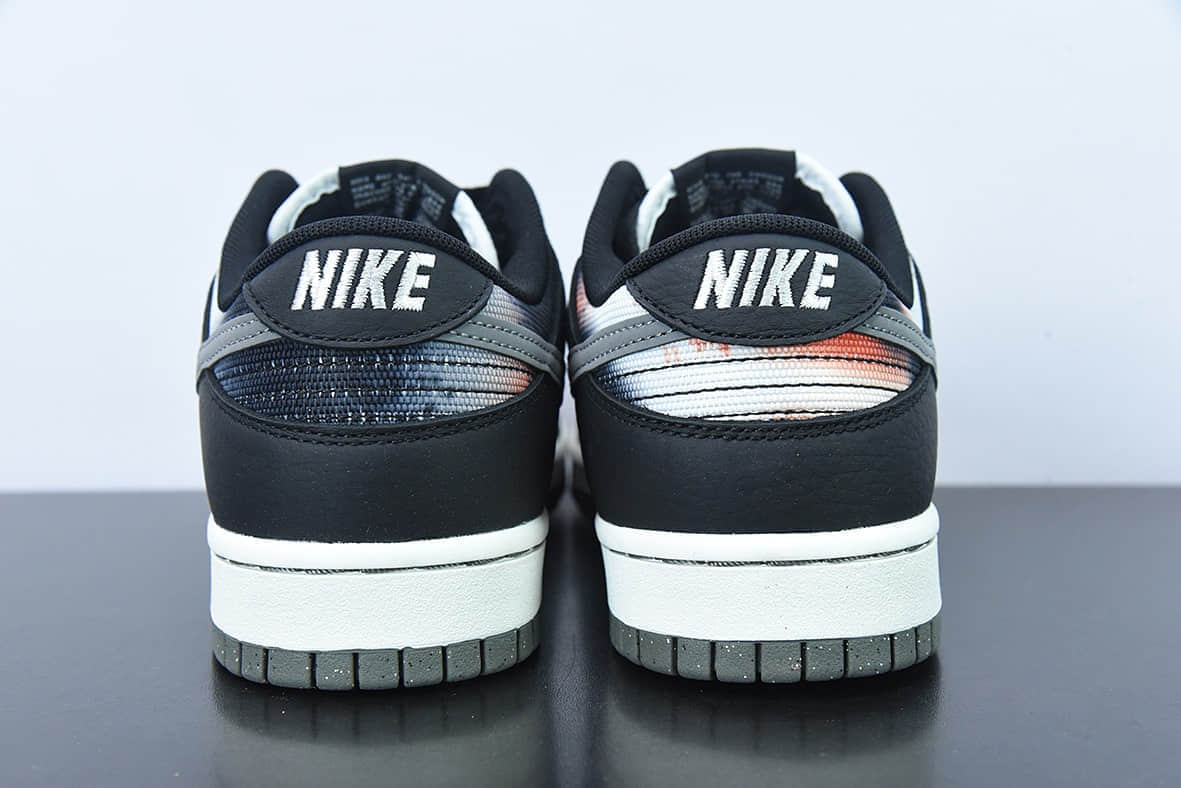 耐克Nike SB Dunk Low Retro PRMGraffiti Black黑橙涂鸦扣篮系列低帮休闲运动滑板板鞋纯原版本 货号：DM0108-001