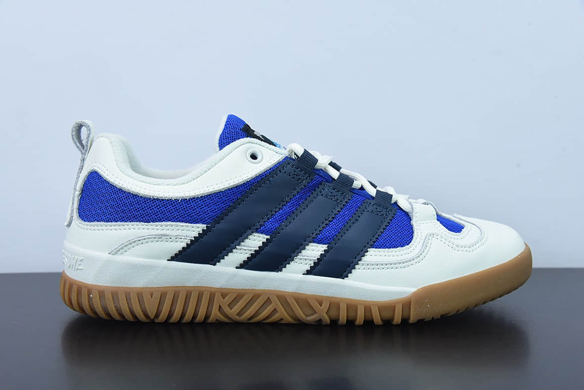 阿迪达斯Adidas FA Dorsey 阿迪三叶草白蓝复古板鞋纯原版本 货号：FX2762