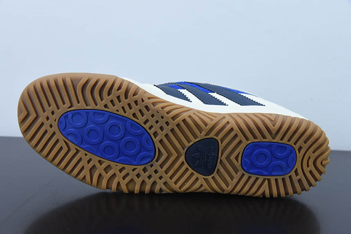 阿迪达斯Adidas FA Dorsey 阿迪三叶草白蓝复古板鞋纯原版本 货号：FX2762
