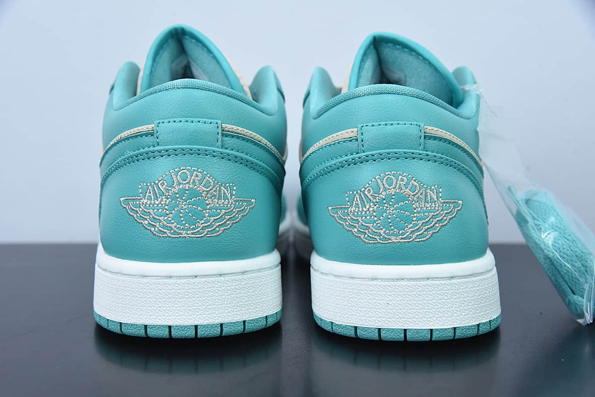 乔丹Air Jordan 1 LowWhiteLemonadeAJ1乔丹一代湖水蓝低帮经典复古文化休闲运动篮球鞋纯原版本 货号：DC0774-131