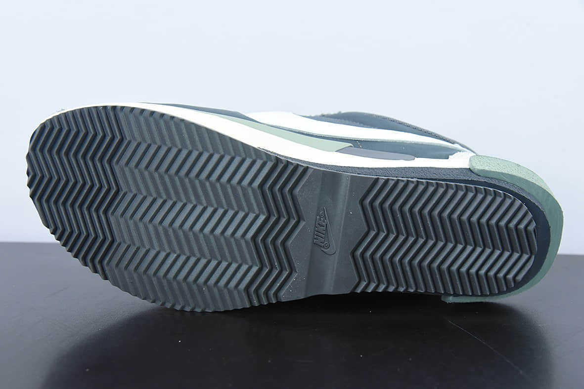 耐克Nike Sacai x Zoom Cortez 4.0 “OG Royal Fuchsia”4.0 50周年联名款灰白阿甘解构双钩休闲跑鞋纯原版本 货号:DQ0581-001