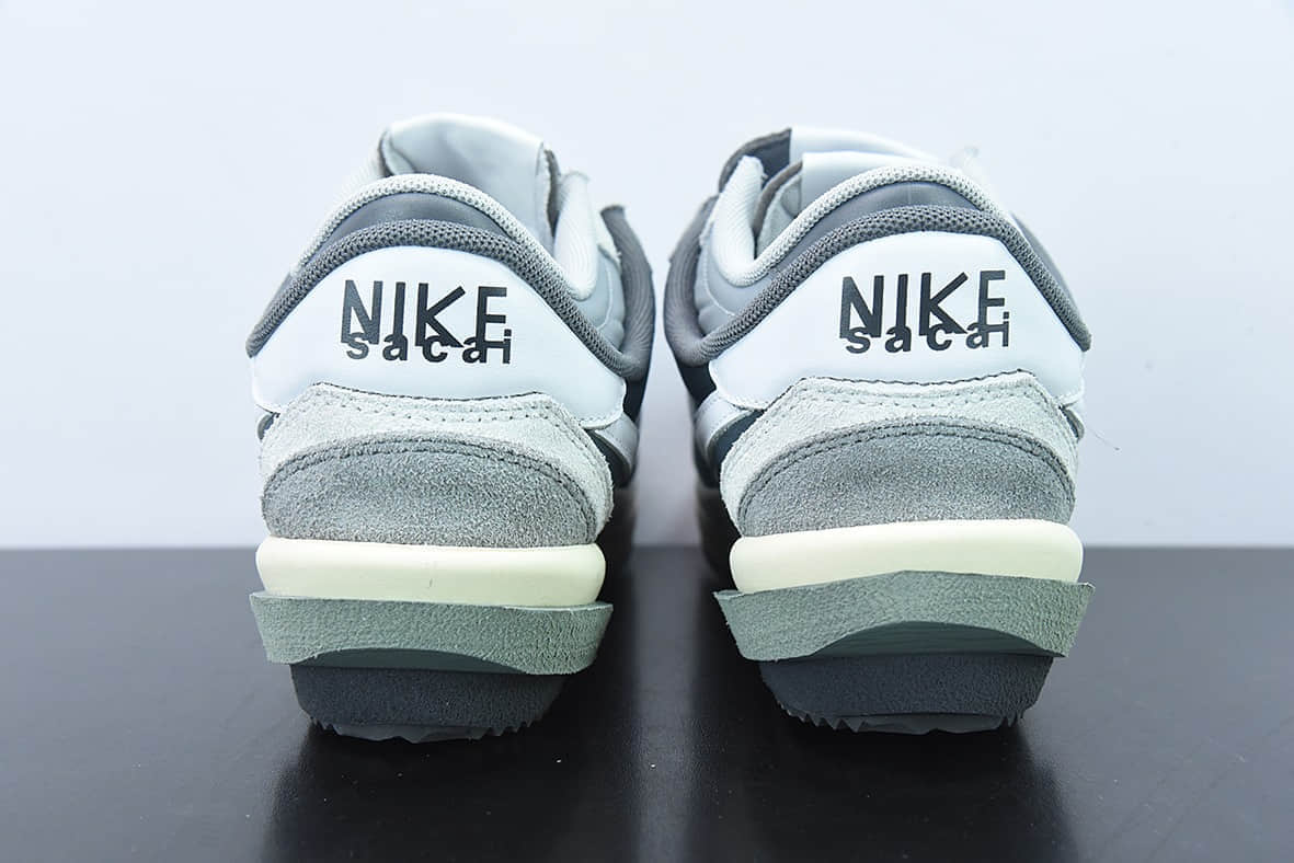 耐克Nike Sacai x Zoom Cortez 4.0 “OG Royal Fuchsia”4.0 50周年联名款灰白阿甘解构双钩休闲跑鞋纯原版本 货号:DQ0581-001