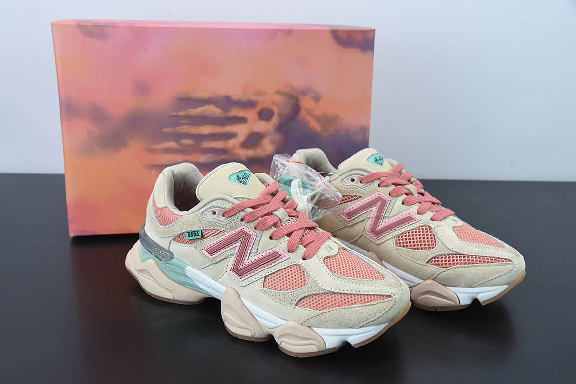 新百伦New Balance Joe Freshgoods x New Balance NB9060 联名款卡其粉色复古休闲运动慢跑鞋纯原版本 货号:U9060JF1