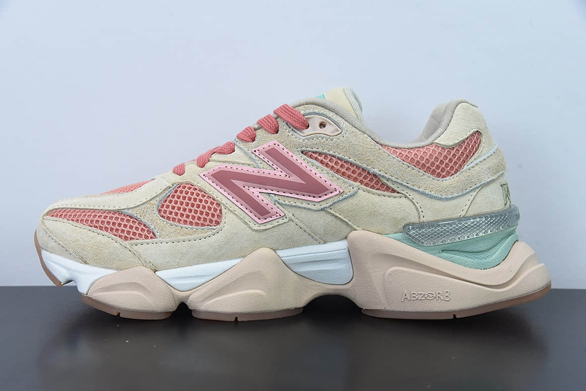 新百伦New Balance Joe Freshgoods x New Balance NB9060 联名款卡其粉色复古休闲运动慢跑鞋纯原版本 货号:U9060JF1