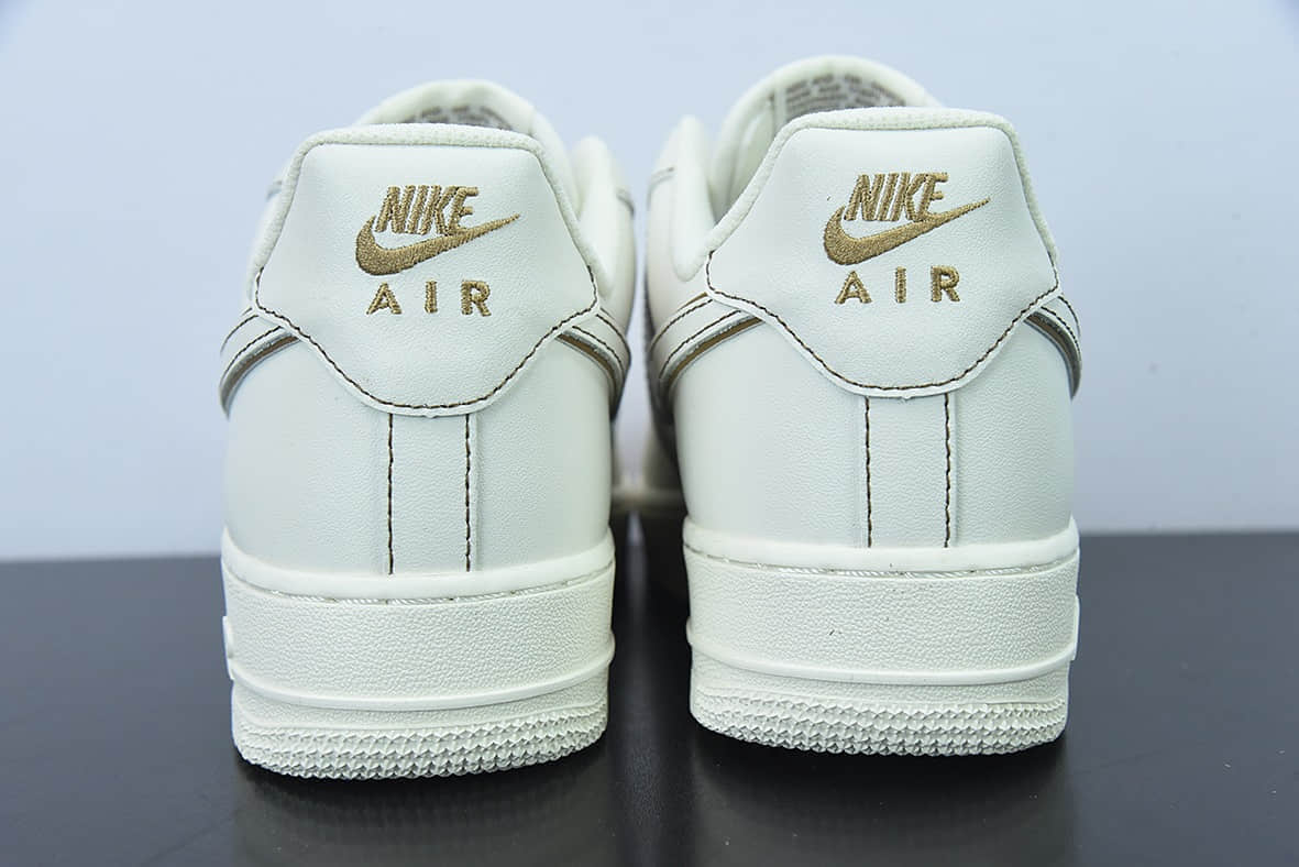 耐克Nike Air Force 1 Low 米棕线3M满天星空军一号低帮休闲板鞋纯原版本 货号：315122-808