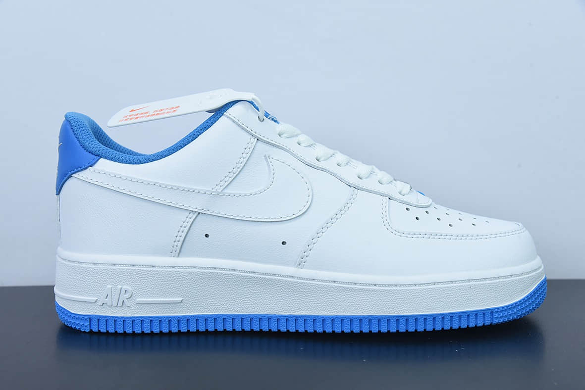 耐克Nike Air Force 1’07 LV8 WhiteUNC白北卡蓝空军一号经典低帮休闲板鞋纯原版本 货号:DR9867-101