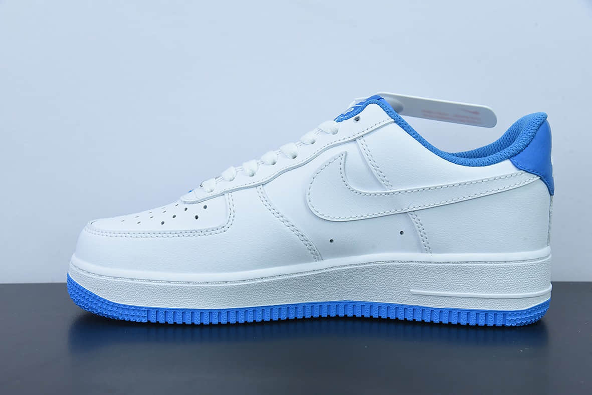 耐克Nike Air Force 1’07 LV8 WhiteUNC白北卡蓝空军一号经典低帮休闲板鞋纯原版本 货号:DR9867-101