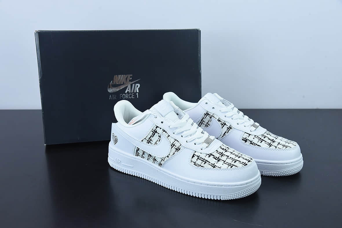 耐克Nike Air Force 1 Low小香风空军一号低帮休闲板鞋纯原版本 货号:DD8959-100