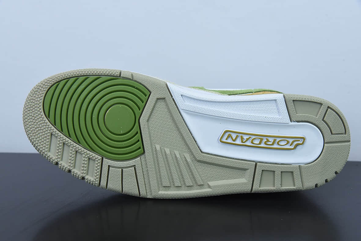 乔丹Air Jordan Legacy AJ312 Low 白橄榄绿魔术贴三合一板鞋纯原版本 货号：DX9260-001