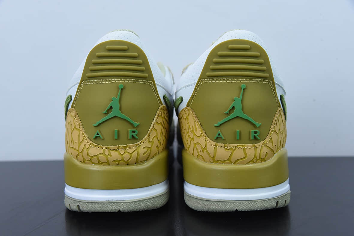 乔丹Air Jordan Legacy AJ312 Low 白橄榄绿魔术贴三合一板鞋纯原版本 货号：DX9260-001