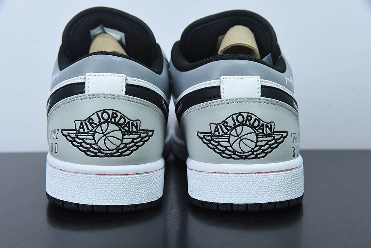 乔丹Air Jordan AJ1 Low电玩主题PS5灰白低帮休闲板鞋纯原版本 货号：553558-062