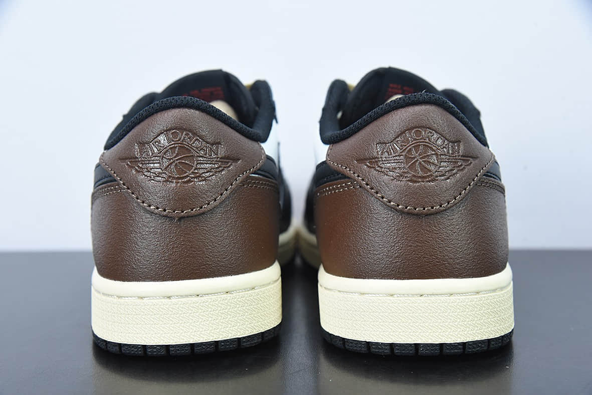 乔丹Air Jordan 1 Low OGBlackMochaAJ1乔丹一代 “黑米白深棕摩卡低帮复古板鞋纯原版本 货号：CZ0790-061