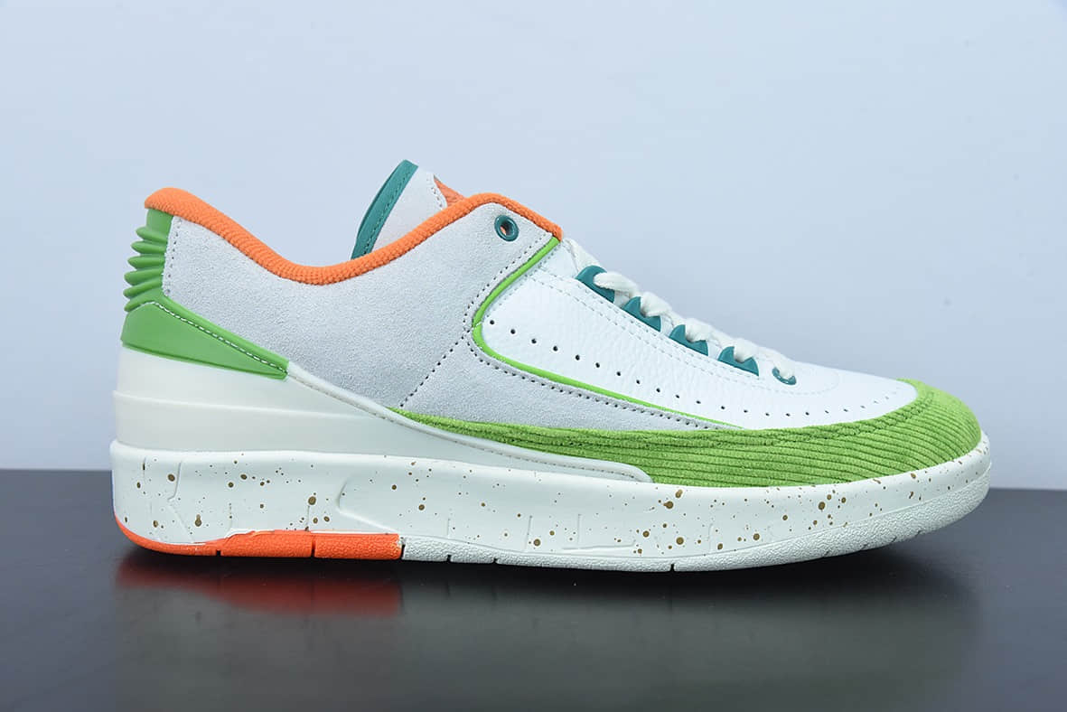 乔丹Air Jordan Titan x Air Jordan 2 Retro Low SP AJ2 乔2联名款海岛风情中帮复古篮球鞋纯原版本 货号:DV6206-183