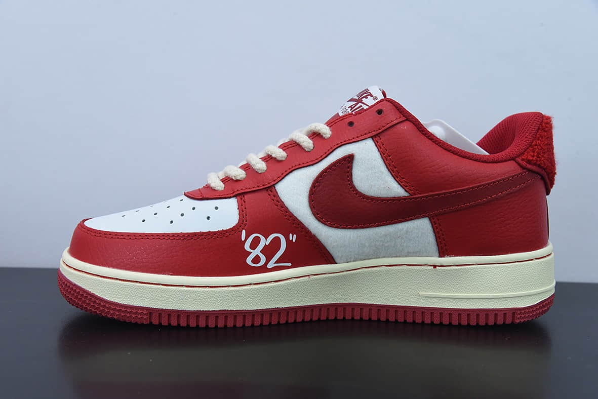 耐克Nike Air Force 1 Low goodbey白红涂鸦空军一号低帮休闲板鞋纯原版本 货号：DO5220-162