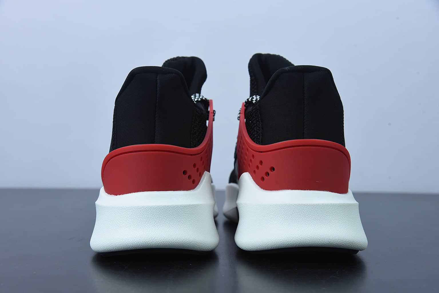 阿迪达斯Adidas EQT BASK ADV支撑者系列黑银红透气轻便复古慢跑鞋纯原版本 货号:EE5024