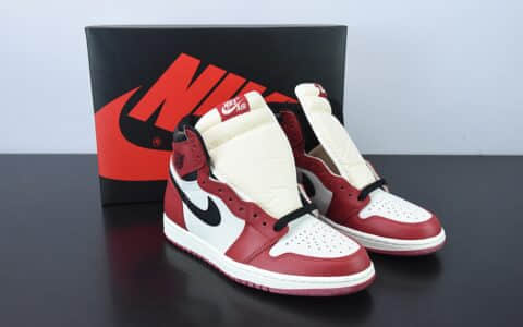 乔丹Air Jordan 1 Retro High OG  Chicago Reimagined  做旧芝加哥高帮篮球鞋纯原版本 货号：DZ5485-612