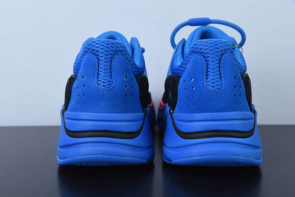 阿迪达斯Adidas Yeezy Boost 700 HP6674 Hi-Res Blue 侃爷同款椰子700 黑蓝紫配色跑鞋纯原版本 货号:HQ6980