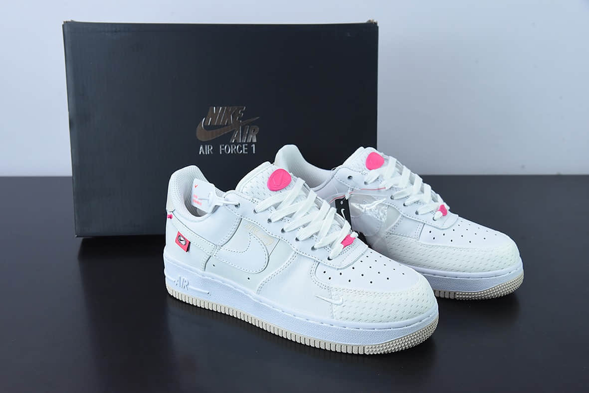 耐克Nike Air Force 1 Low 白粉拼接空军一号低帮百搭休闲运动板鞋纯原版本 货号:DX6061-111