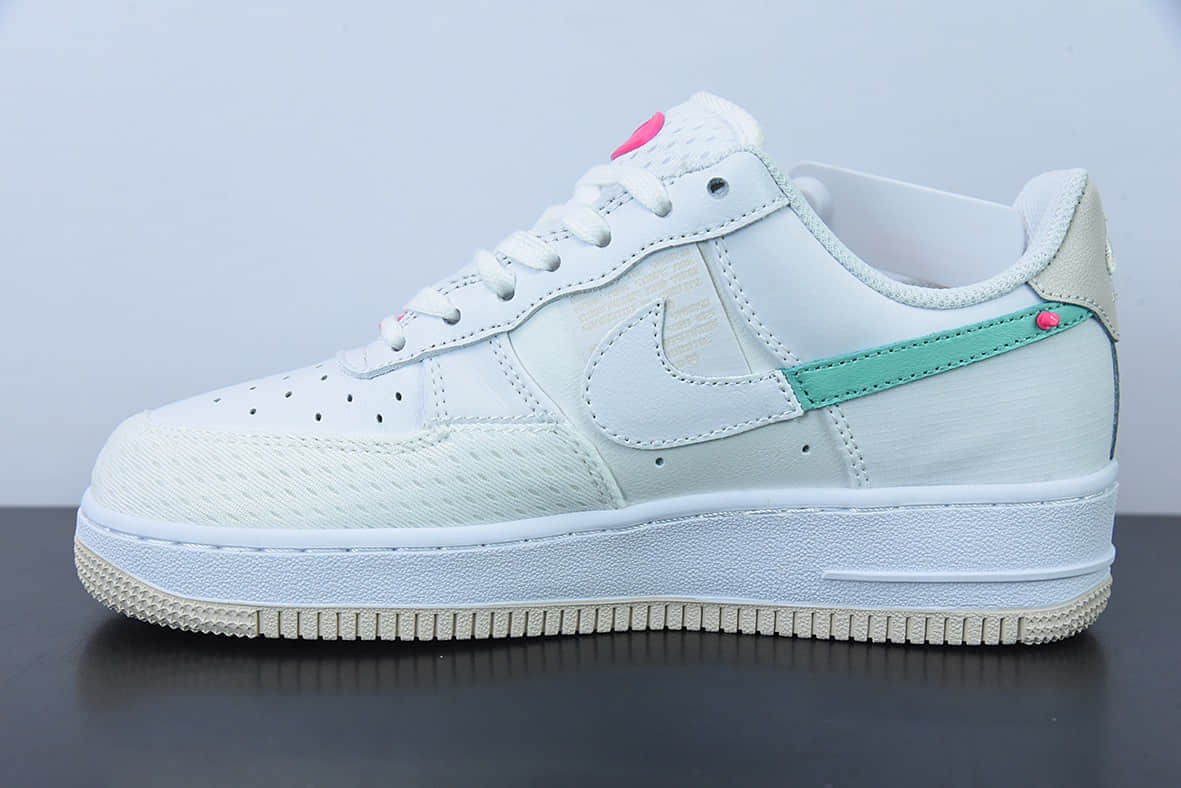 耐克Nike Air Force 1 Low 白粉拼接空军一号低帮百搭休闲运动板鞋纯原版本 货号:DX6061-111