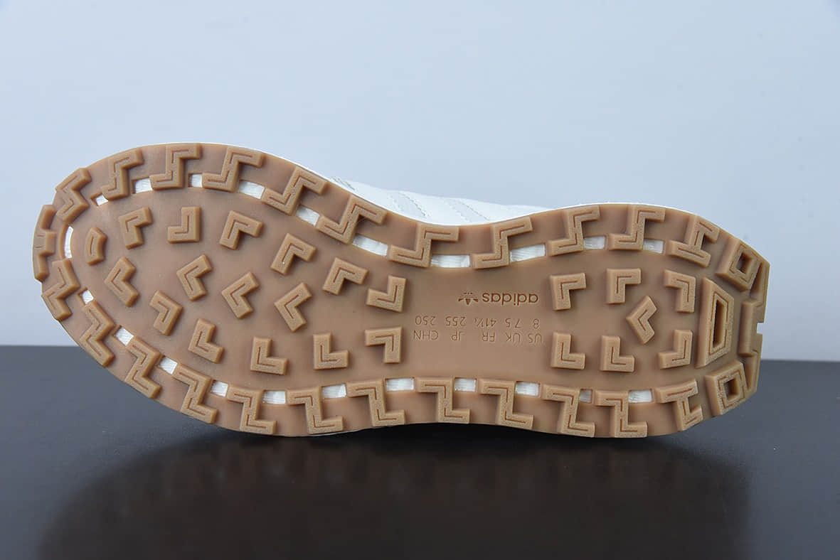 阿迪达斯Adidas Racing E5 Boost Prototype 灰白复古系列百搭透气运动慢跑鞋纯原版本 货号：GW8259