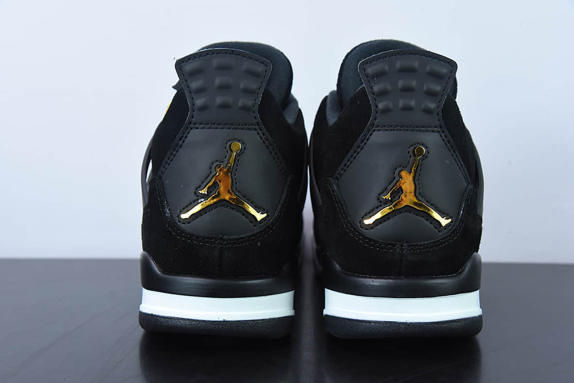 乔丹Air Jordan 4 Retro Royalty AJ4华贵黑金男子文化篮球鞋纯原版本 货号：308497-032