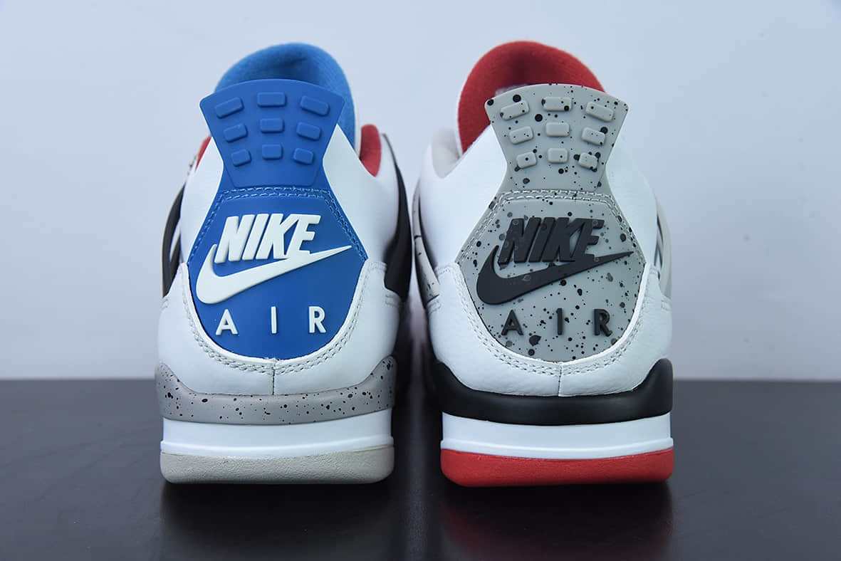 乔丹Air Jordan 4 What The AJ4 红蓝鸳鸯男子文化篮球鞋纯原版本 货号：CI1184-146