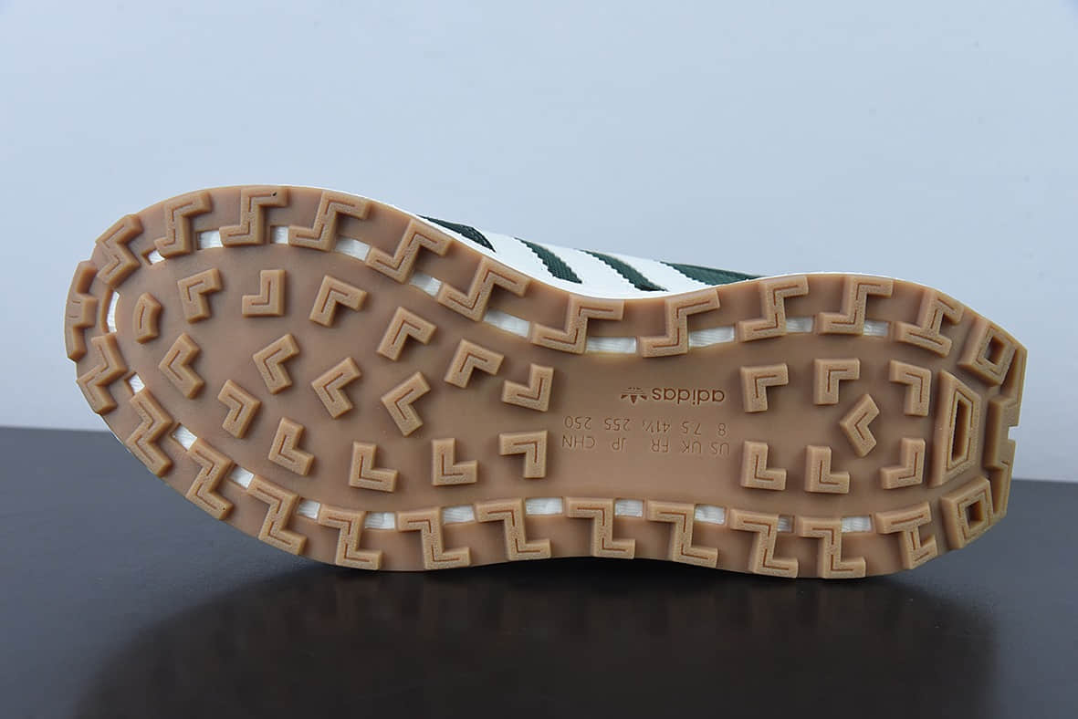 阿迪达斯Adidas Racing E5 Boost Prototype 墨绿复古系列百搭透气运动慢跑鞋纯原版本 货号：GW6572